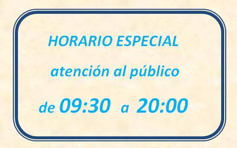 horario especial